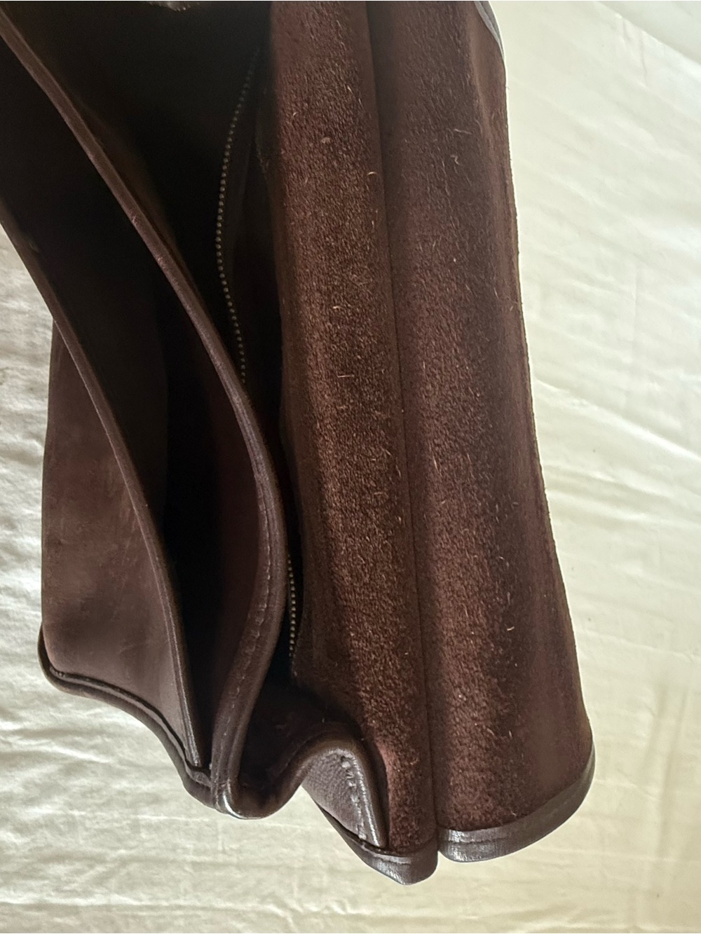 Vintage 90’s COACH Willis Bag 9927 Mahogany Leather Dowel Satchel Top Handle - Picture 9 of 9